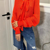 LIZAKOSHT  -  Loose hole low waist jeans women's new loose washed old straight wide-leg pants for mopping the floor